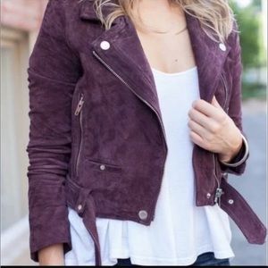 Blank NYC Suede Moto Jacket